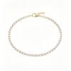 3‑prong lab‑grown diamond tennis bracelet