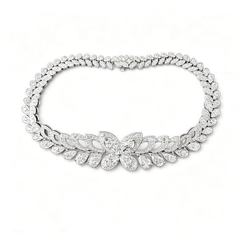 18K Gold 4.7ct Lab Grown Diamond Butterfly Bracelet Luxury Wedding Party Fine Jewelry