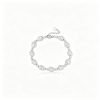18K Gold 5CT Pear‑Shape Lab‑Grown Diamond Tennis Bracelet