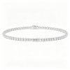 3.70CT Lab‑Grown Diamond Tennis Bracelet,18K White Gold