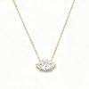 1CT Marquise Lab‑Grown Diamond Necklace